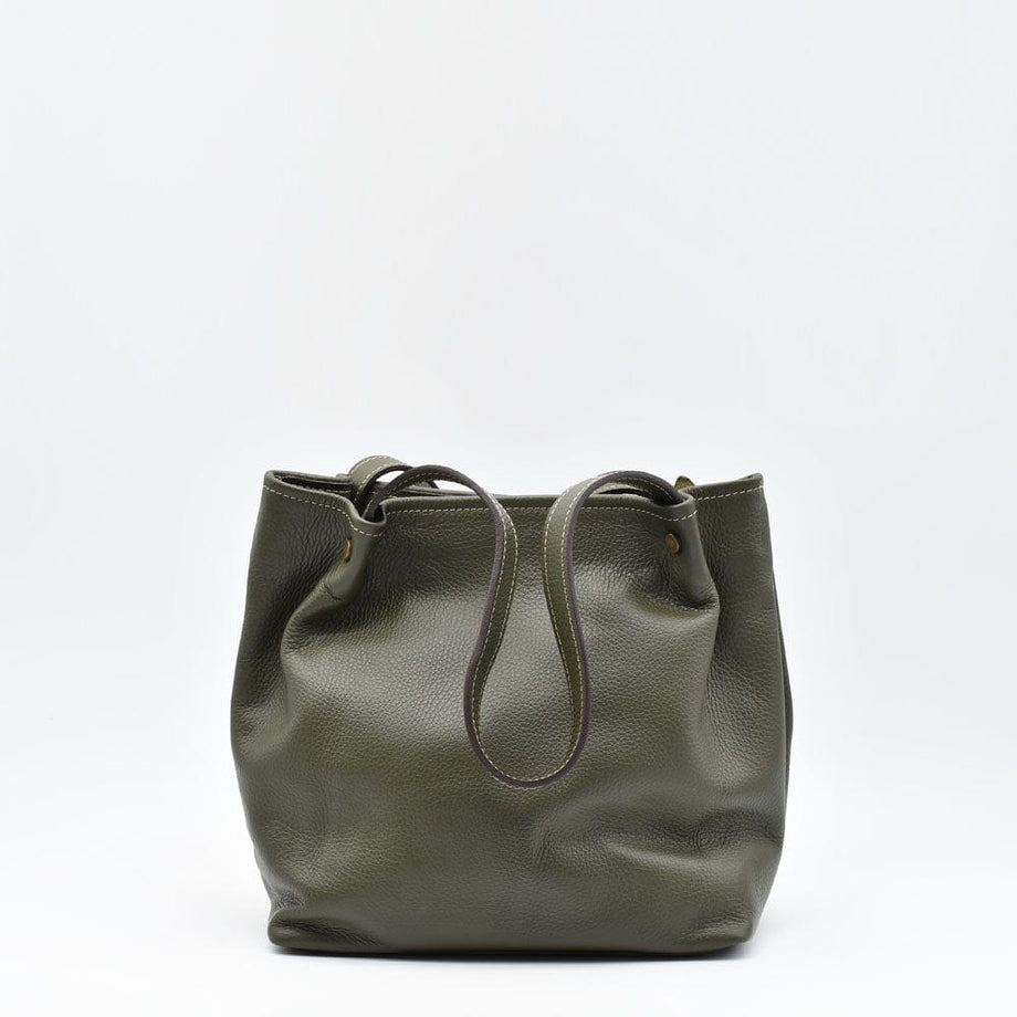 Sac a main en cuir Vert Olive
