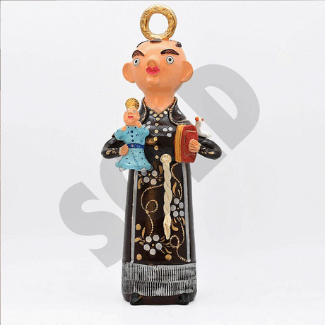 Saint antoine en terre cuite Prazeres Cota São António 50cm - Prazeres Côta