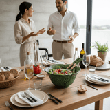 Saladier en forme de chou vert I Vaisselle traditionnelle portugaise Saladier en céramique en forme de chou - Vert