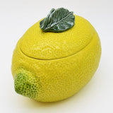 Saladier en forme de citron I Vaisselle artisanale du Portugal Terrine en céramique en forme de citron