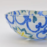 Saladier en verre bleu I Artisanat portugais Saladier en verre "Marinha Grande" 13cm