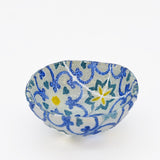Saladier en verre bleu I Artisanat portugais Saladier en verre "Marinha Grande" 13cm