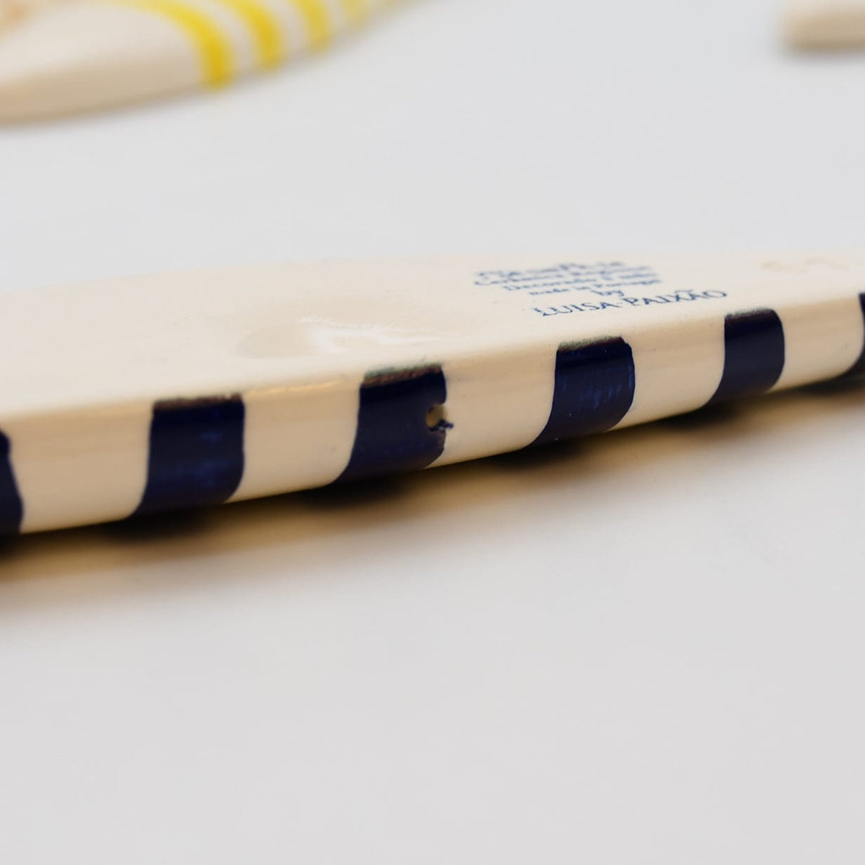 Sardine en céramique à poser jaune Sardine en céramique à poser - Jaune