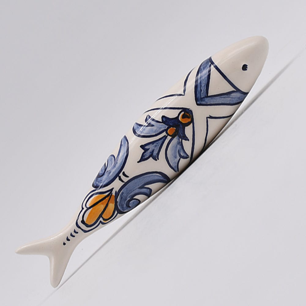 Sardine en céramique "Azulejos" Motif 2