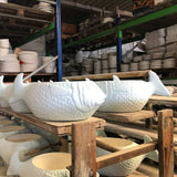 Soupière turquoise en forme de poisson I Vaisselle du Portugal Soupière en céramique en forme de Poisson - Turquoise