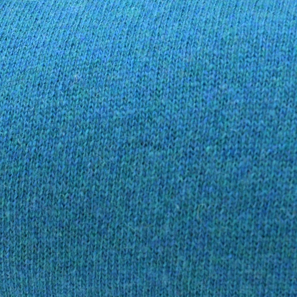 Tapis artisanal portugais bleu en sisal et fibres recyclées Echarpe plaid en laine Lambswool - 150x100cm