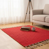 Tapis artisanal rouge I Tapis artisanal portugais Tapis Artisanal - Rouge