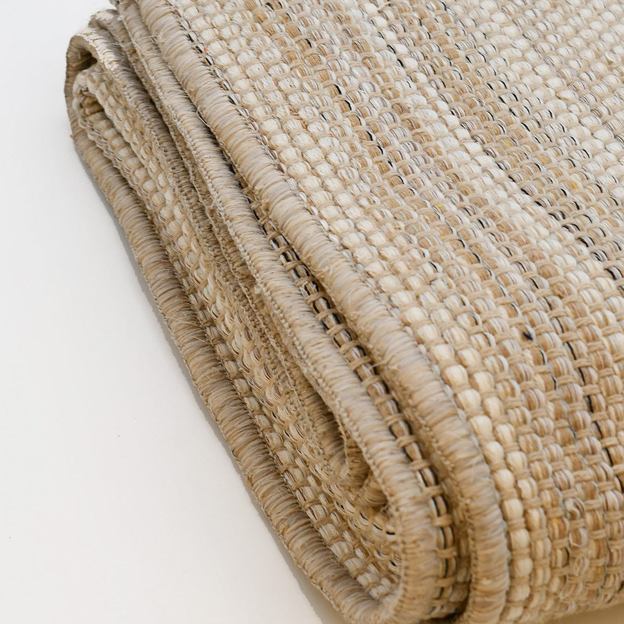 Tapis beige en fibres mélangées I Fabrication artisanale portugaise Tapis en fibres mélangées - Beige