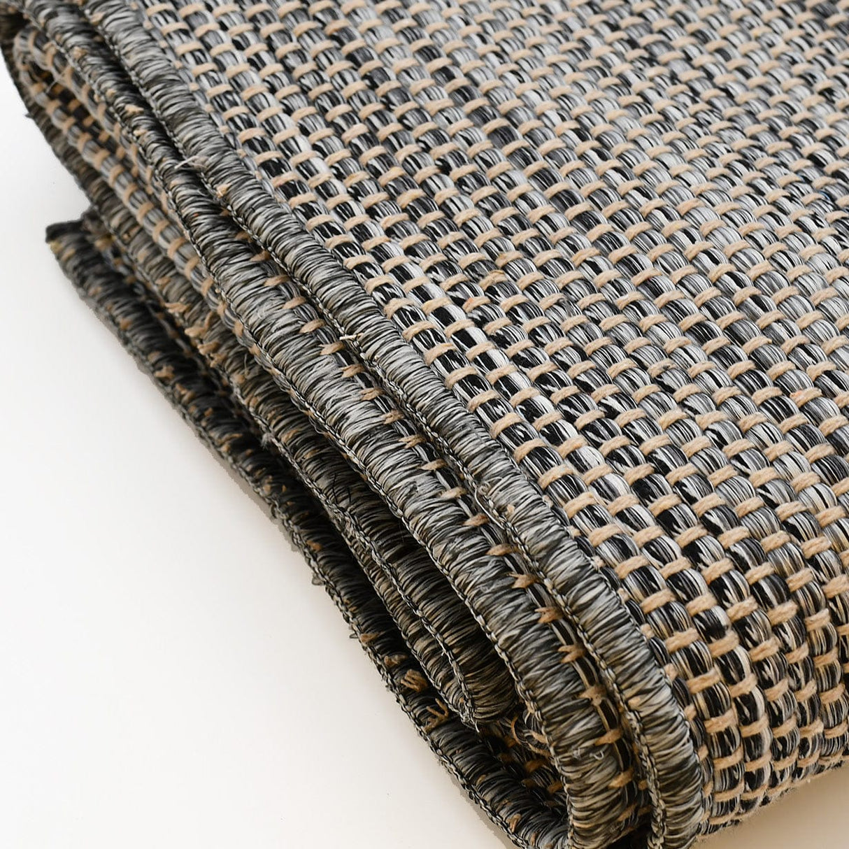 Tapis gris en fibres mélangées I Fabrication artisanale portugaise Tapis en fibres mélangées - Gris