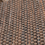 Tapis maron en fibres mélangées I Fabrication artisanale portugaise Tapis en fibres mélangées - Marron