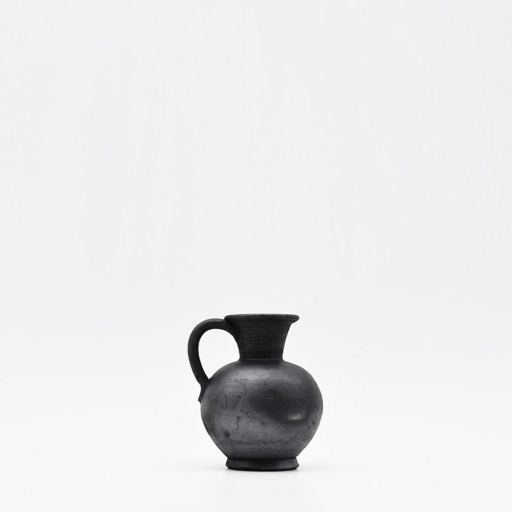 Tasse en Poterie noire de Bisalhães I Artisanat portugais Pot en terre cuite noire de Bisalhães - 9cm