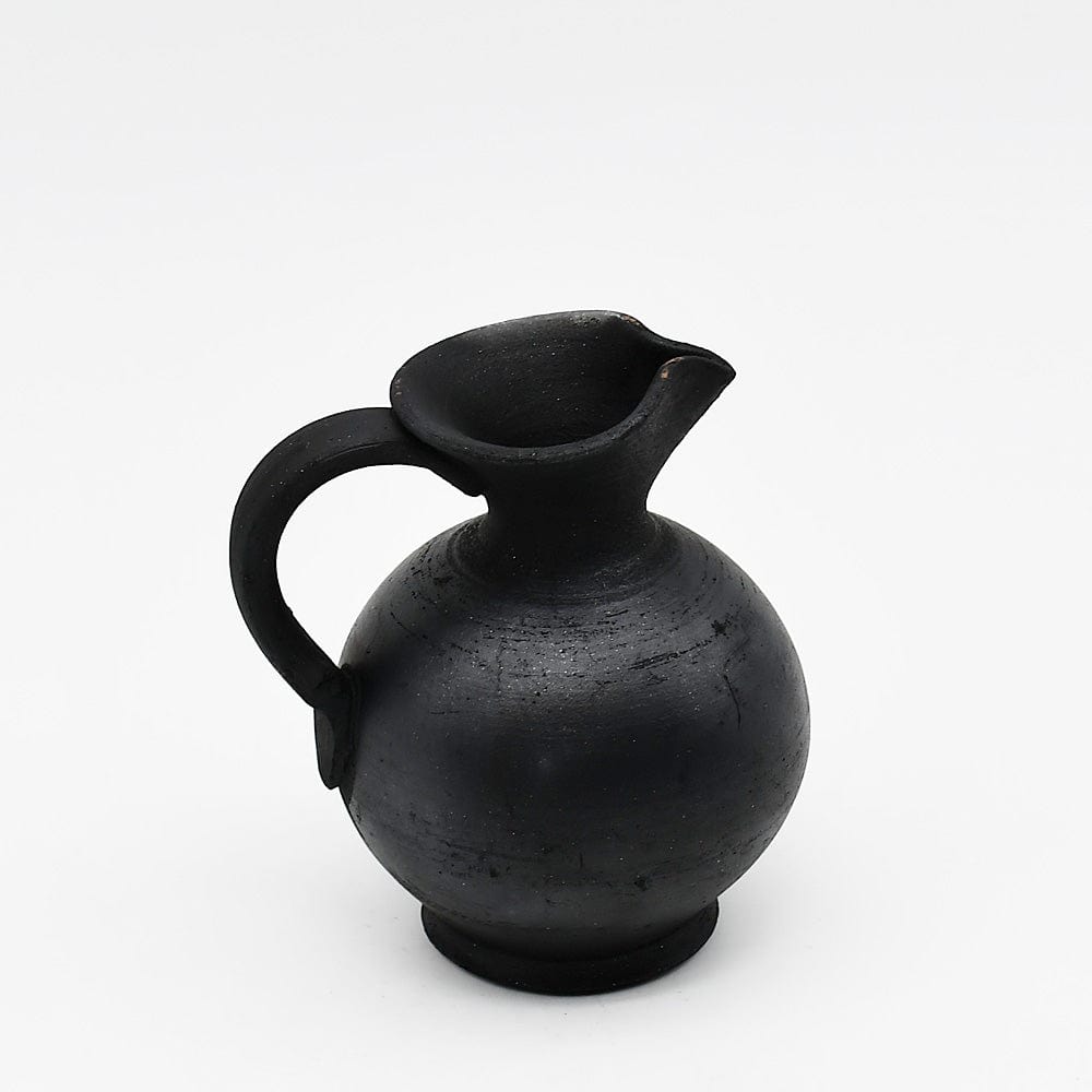 Tasse en Poterie noire de Bisalhães I Artisanat portugais Pot en terre cuite noire de Bisalhães - 9cm