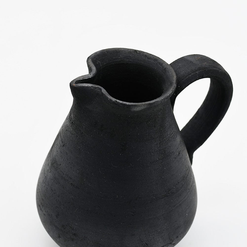 Tasse en Poterie noire de Bisalhães I Artisanat portugais Pot en terre cuite noire de Bisalhães - 9cm