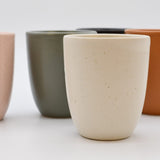 Tasse espresso en grès beige 7cl – Tasse café artisanale portugaise Tasse à espresso - Beige