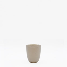 Tasse espresso en grès beige 7cl – Tasse café artisanale portugaise Tasse à espresso - Beige