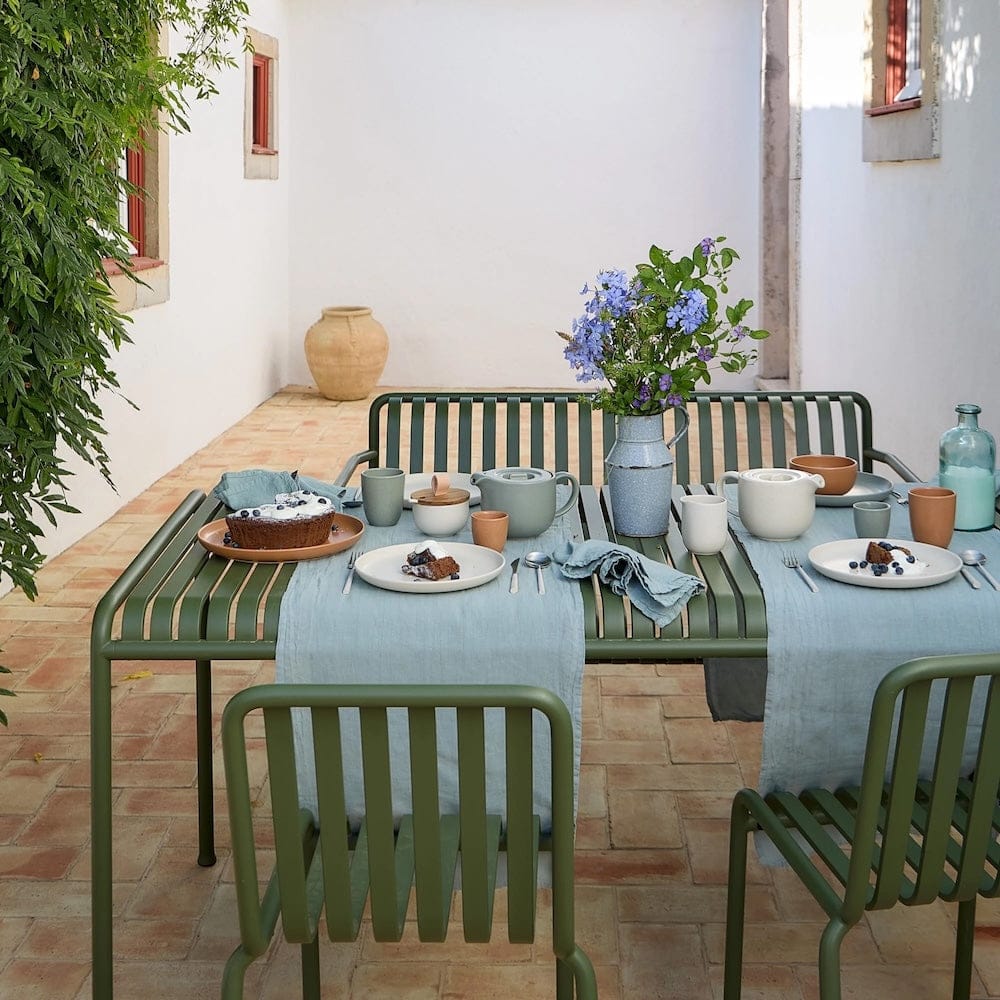 Théière en grès vert mat 50cl avec diffuseur Théière en grès “Pacifica" - Artichaud