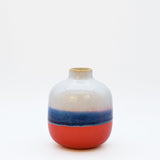 Vase en grès recyclé I Vase décoratif contemporain Vase en grès "Feliz"