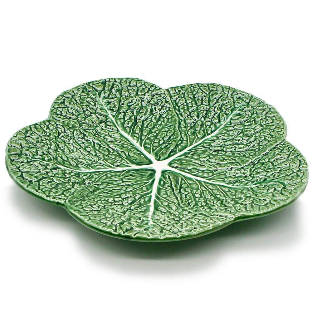 Assiette en céramique en forme de chou 22cm - Verte