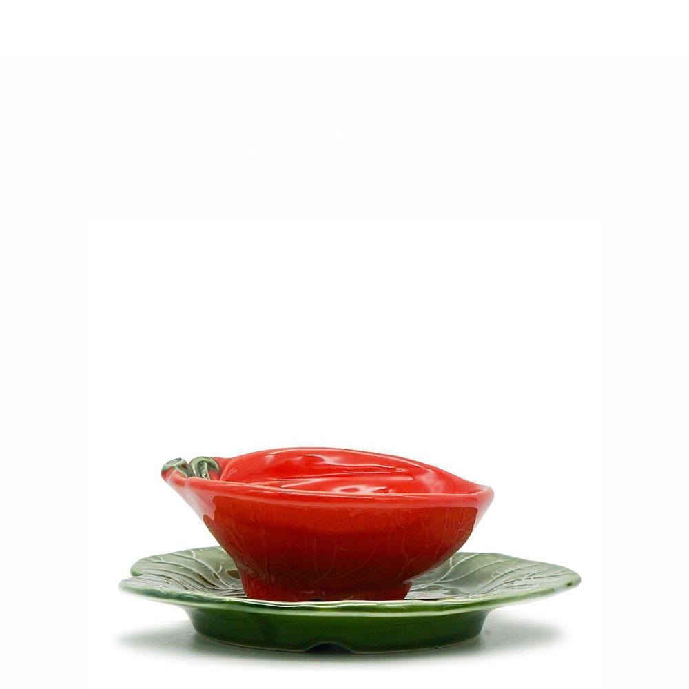 Assiette creuse en forme de Tomate I Vaisselle portugaise – Luisa Paixao