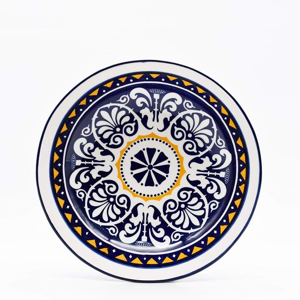 Assiette en céramique traditionnelle du Portugal 27cm Assiette en céramique "Tradicional" - 27 cm