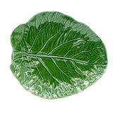 Assiette en céramique en forme de feuille de chou - 24 cm