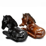 Assiette en forme de poisson I Vaisselle artisanale du Portugal Cheval en céramique - Noir