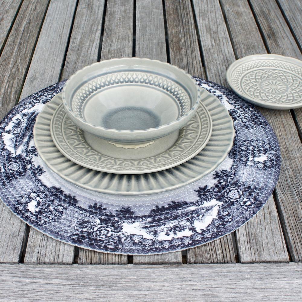 Cristal I Fine Stoneware dinner plate