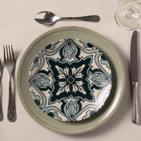 Assiette en grés "Éléments" - 21 cm