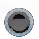 Assiette principale noire en grès 27cm I Vaisselle portugaise Assiette en grès "Ondas" 27cm - Noir