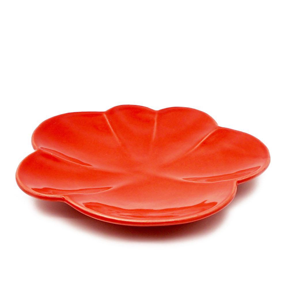 Assiette en céramique en forme de tomate