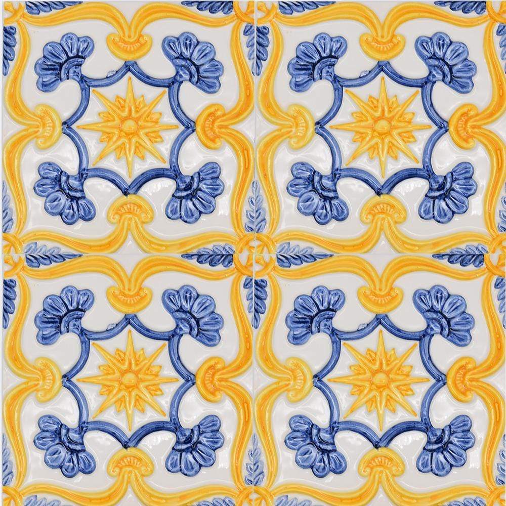Azulejo du Portugal I Fabrication artisanale Azulejo 15x15cm