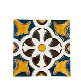 Spanish-Moorish Azulejo 14x14cm