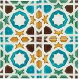Spanish-Moorish Azulejo 14x14cm