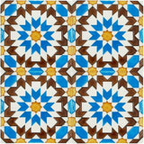 Spanish-Moorish Azulejo 14x14cm