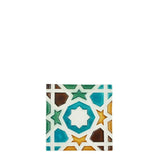 Spanish-Moorish Azulejo 8.5x8.5 cm
