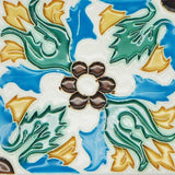 Spanish-Moorish Azulejo 8.5x8.5 cm