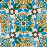 Spanish-Moorish Azulejo 8.5x8.5 cm