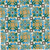 Spanish-Moorish Azulejo 8.5x8.5 cm
