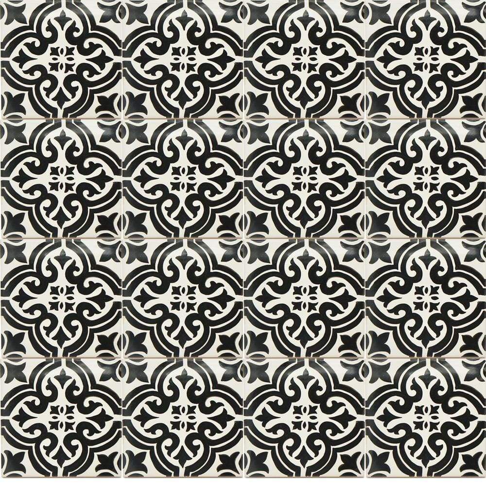 Azulejo Padrao I Azulejo portugais artisanal 14 cm Azulejo Padrão 14x14cm