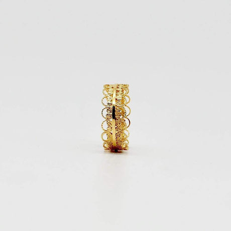 Bague en filigrane d'argent doré I Vente en ligne France Bague en filigrane "Rendas"