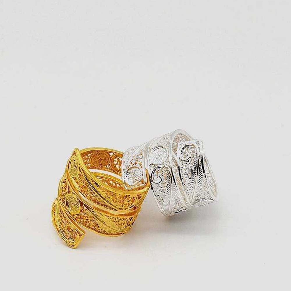 Bague en filigrane d'argent I Vente directe depuis le Portugal Serpente I Bague en filigrane d'argent