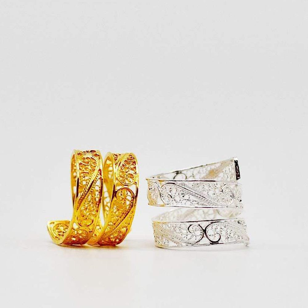Bague en filigrane d'argent I Vente directe depuis le Portugal Serpente I Bague en filigrane d'argent