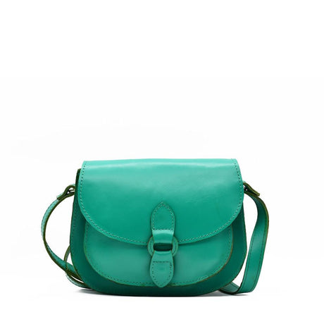 Besace en tissu du Minho I Produit de l'artisanat du Portugal Sac bandoulière en cuir vert