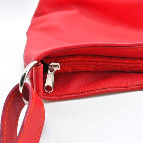 Besace en tissu du Minho I Produit de l'artisanat du Portugal Sac besace en cuir rouge