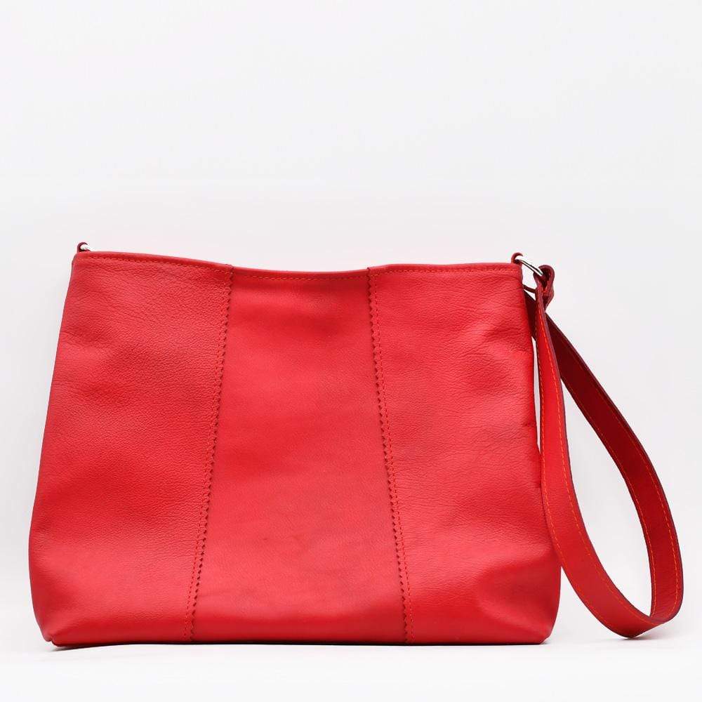 Besace en tissu du Minho I Produit de l'artisanat du Portugal Sac besace en cuir rouge