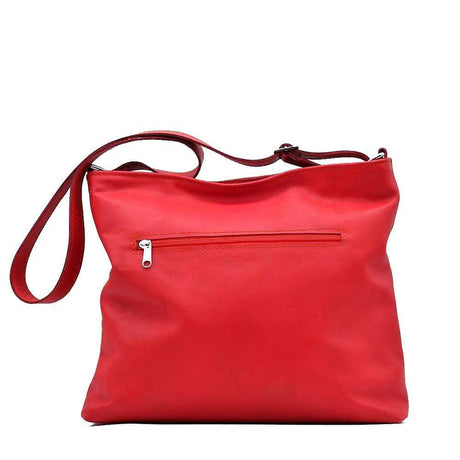 Besace en tissu du Minho I Produit de l'artisanat du Portugal Sac besace en cuir rouge