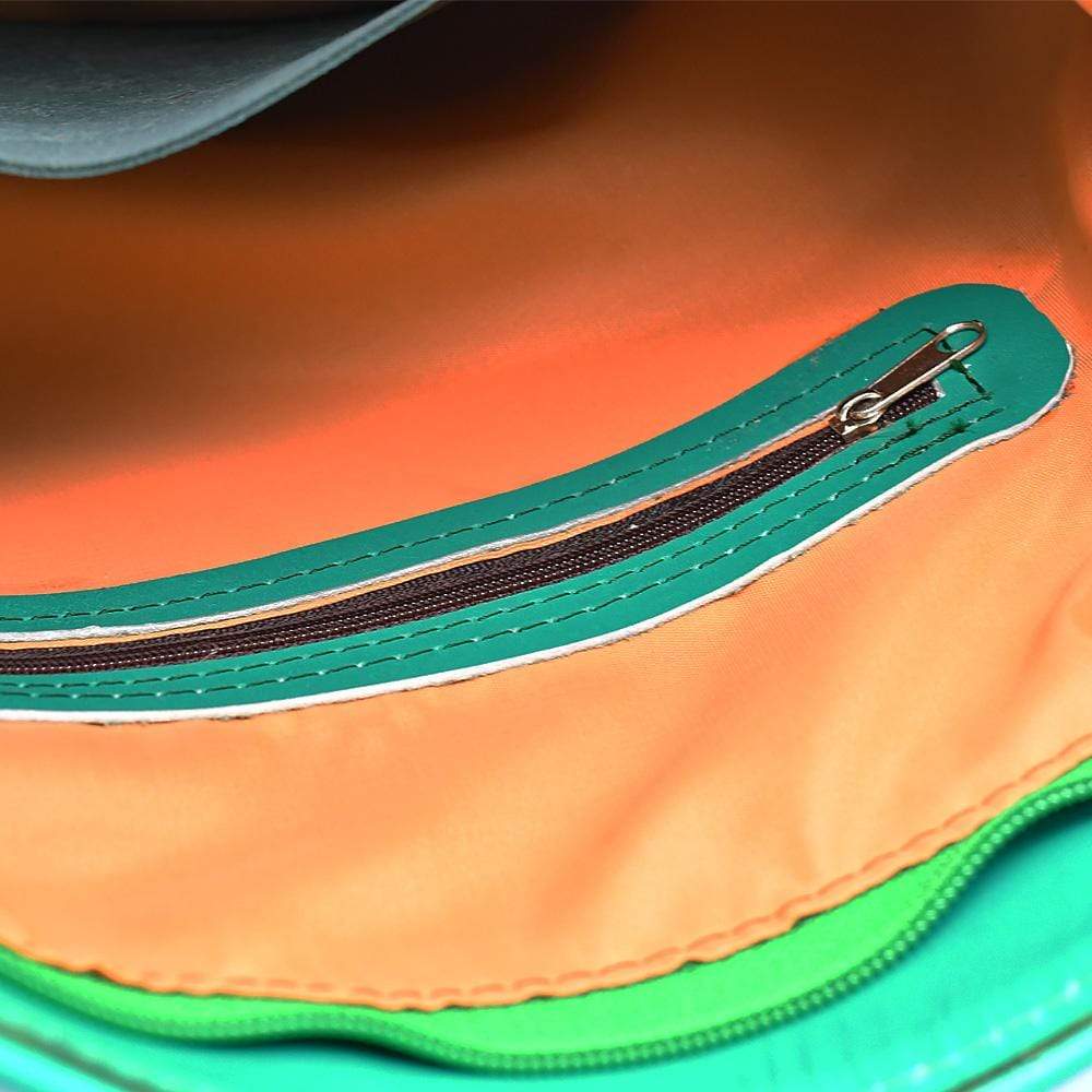 Besace en tissu du Minho I Produit de l'artisanat du Portugal Sac besace en cuir vert