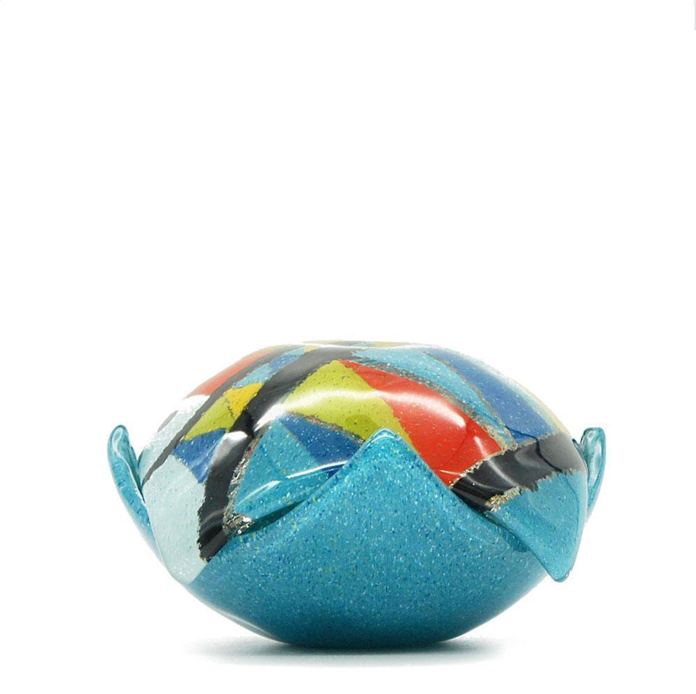 Boite en verre fusionné "Sardinha"