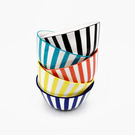 Bol en céramique portugaise  I Vente en ligne Bol "Costa Nova Mar" - 13 cm