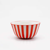 Bol en céramique portugaise  I Vente en ligne Bol "Costa Nova Mar" - 13 cm Rouge